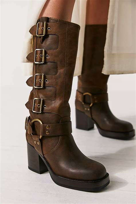 motorcycle boots miu miu|miu miu boots dupe.